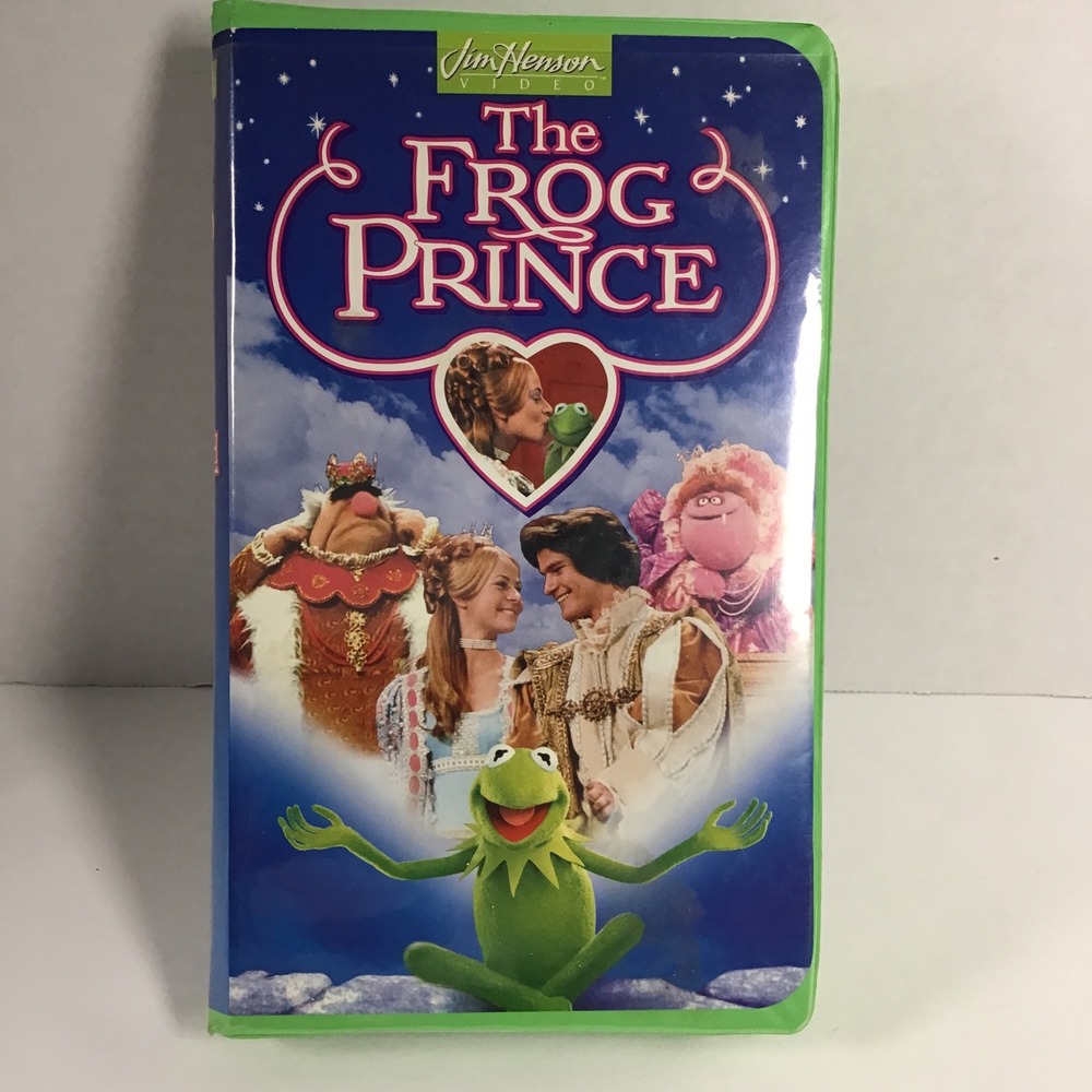 The Frog Prince VHS Jim Henson Video Muppets Kermit 1994 Green Clamshell Case